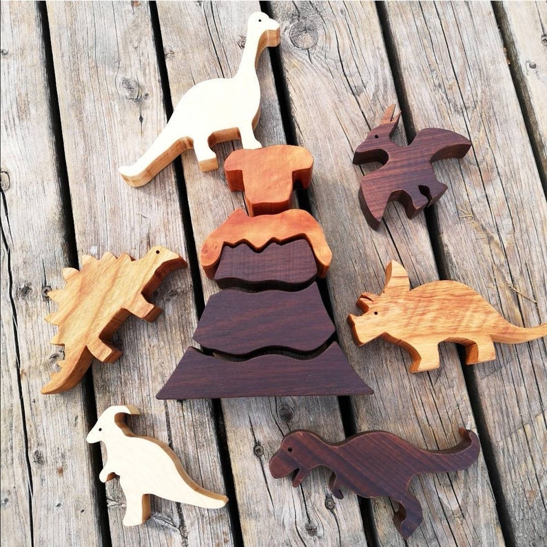 Dinosaur wooden toys shop
